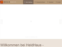 Tablet Screenshot of heldhaus.com